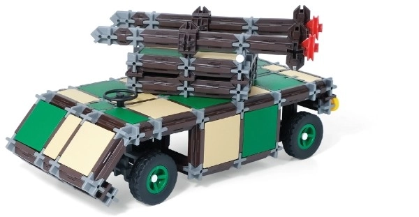 Klocki SEVA ARMADA Pojazdy bojowe plastikowe 436 elementów w pudełku 35x33x5cm