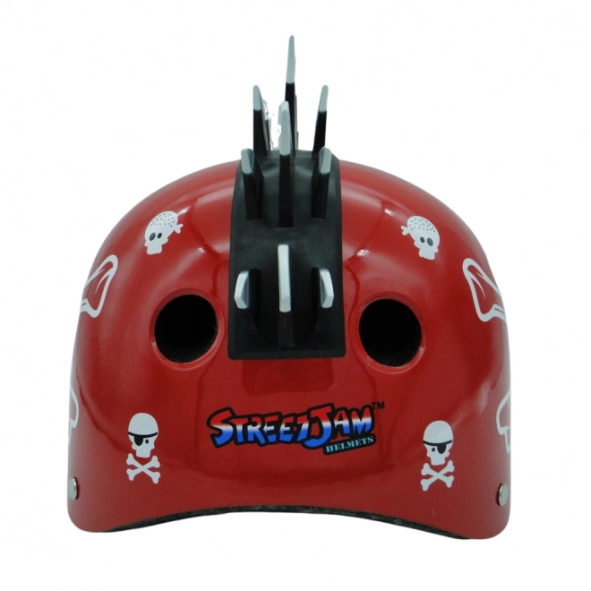 Kask Piráci czerwony - rozmiar S