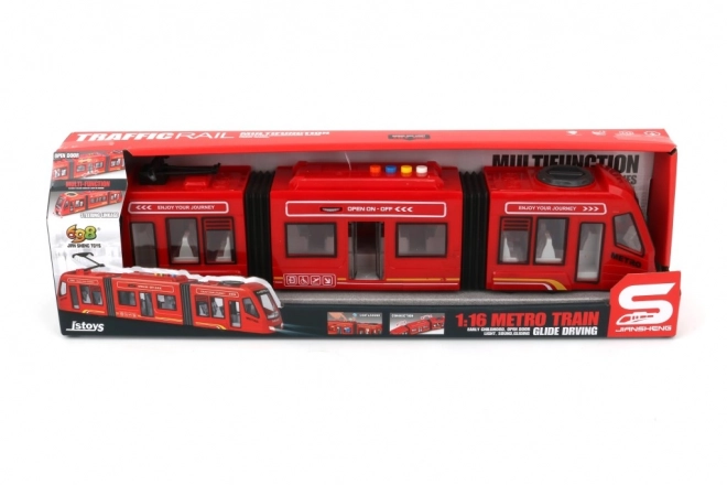 Tramwaj czerwona 1:16 – model dla dzieci