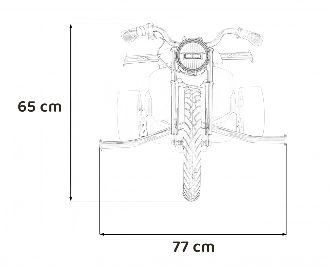 Elektryczne dziecięce auto Drift Bike 21 czerwony
