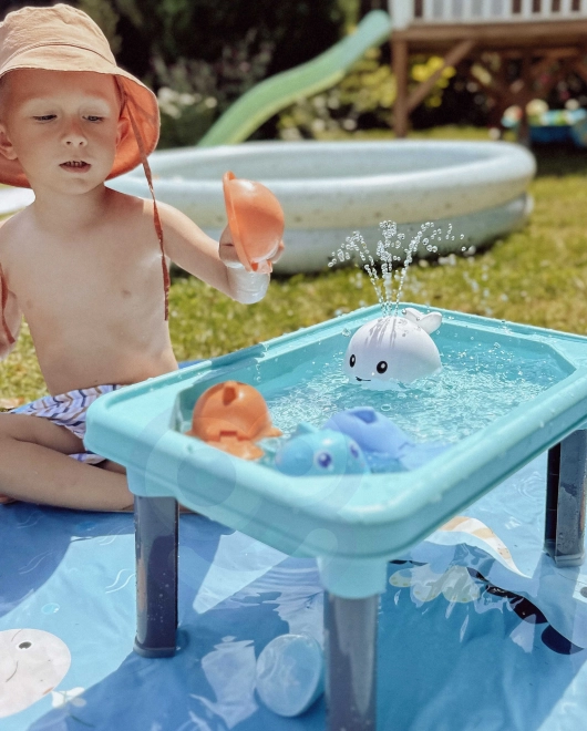 Woopie stół do zabawy 3w1 z wodą, piaskownicą i łowieniem 6 szt.
