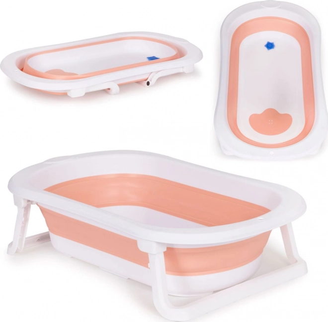 ECOTOYS Składana wanienka, różowa