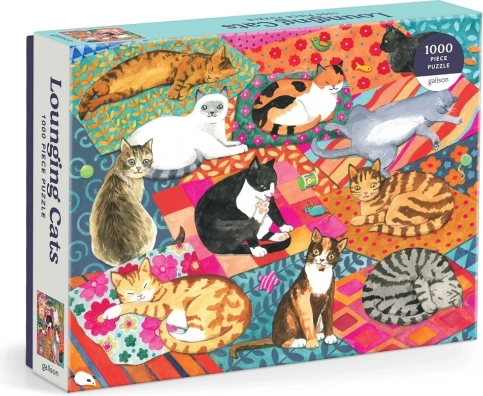 Galison puzzle Wylegujące się koty 1000 elementów