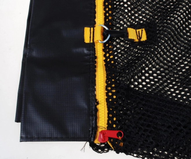 SkyRamiz Zielona siatka bezpieczeństwa do trampoliny ogrodowej 244 cm/8FT 6 tuneli słupkowych