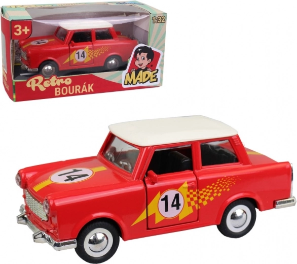 Trabant metalowe autko, 12 cm