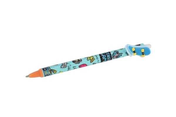Długopis/gumka Street game 15cm plastik 6 rodzajów 36 sztuk w pudełku