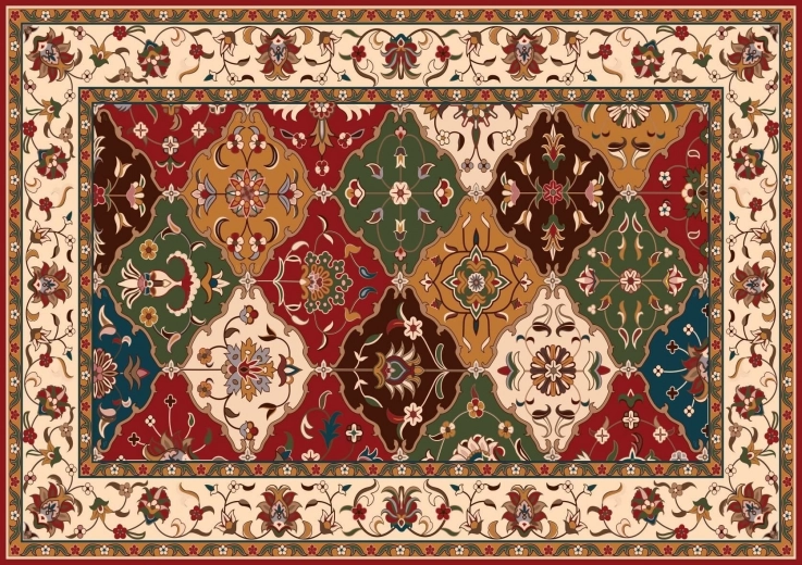 Puzzle Anatolijskie kwiaty na dywanie 1000 elementów