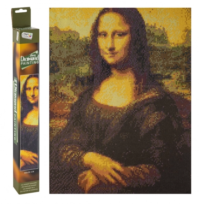 Zestaw do malowania diamentowego - Mona Lisa