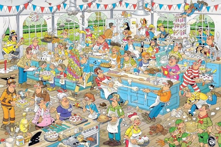 Puzzle Konkurs w pieczeniu 1500 elementów