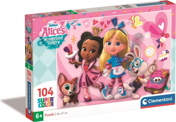 Puzzle Piekarnia Alicji w Krainie Czarów 104 elementy CLEMENTONI