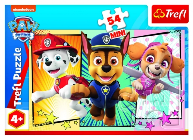 Minipuzzle Psi Patrol 54 elementy