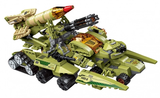Qman Thunder Expedition Battle Car 1415 zestaw 8w1