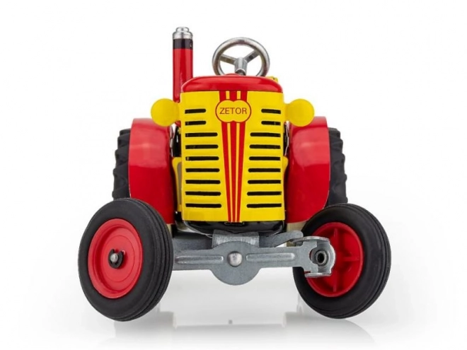 Traktor Zetor czerwony na kluczyk metal 14cm 1:25 w pudełku Kovap