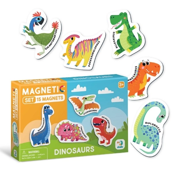 Magnetyczna gra Dinozaury