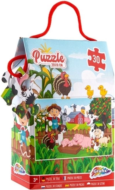 GRAFIX Układanka Życie na farmie 30 elementów