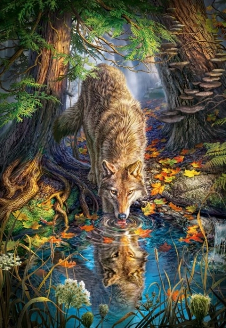 Puzzle 1500 elementów – wilk