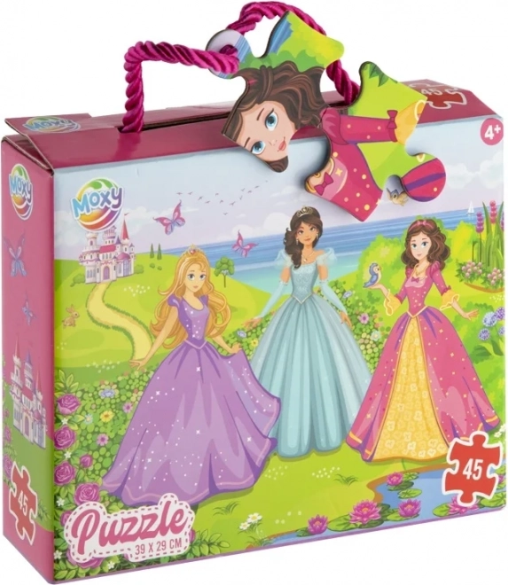MOXY Puzzle Księżniczki 45 elementów