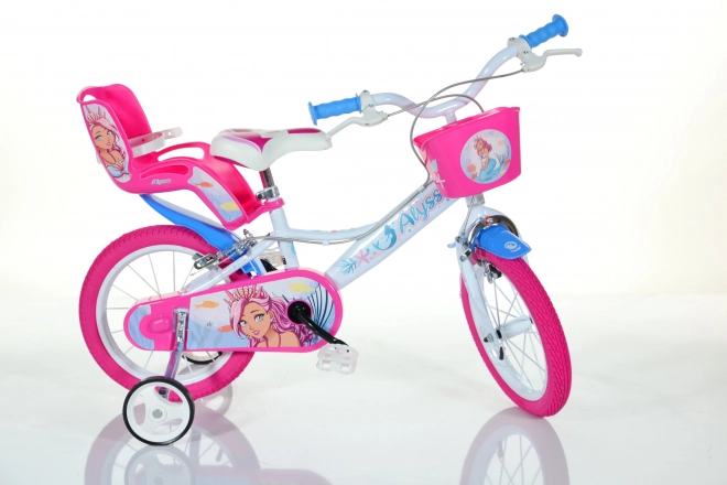 Dino Bikes Dziecięcy rower 16" 164RL-ALS- ALYSSA