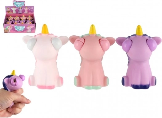 Antystresowy ściskany jednorożec z silikonu 9 cm