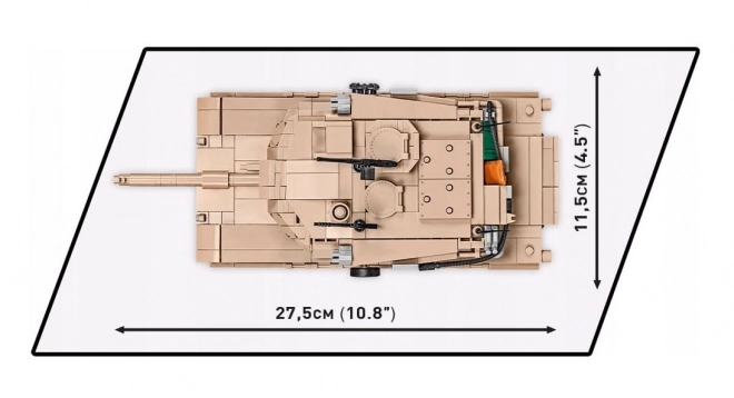 COBI 2622 Siły Zbrojne Abrams M1A2, 1:35, 982 k, 1 f