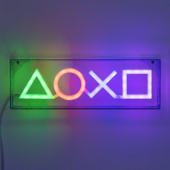 Neonowe światło PlayStation