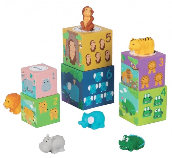 Klocki ze zwierzątkami Safari dla dzieci od 2Kids Toys