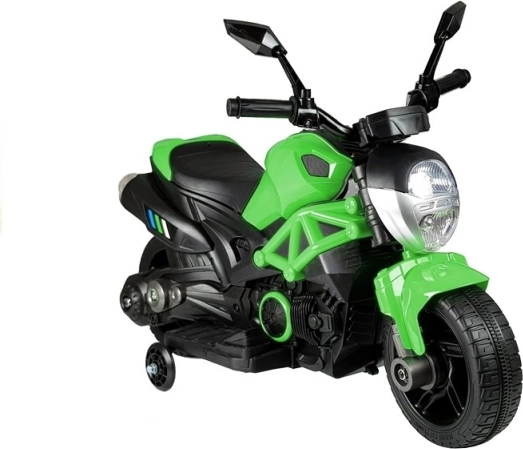 Dziecięcy motocykl elektryczny 6V zielony GTM1188