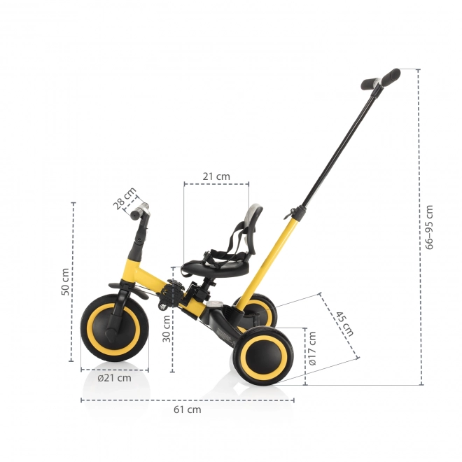 Rowerek trójkołowy Razor 3w1, Księżycowy szary