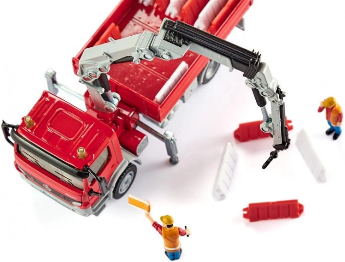 Obrotowy dźwig z przegubem i hakiem