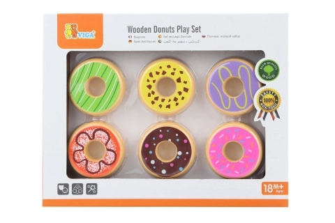 Drewniane donuty