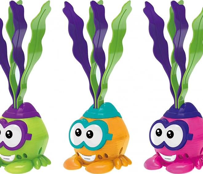 Zabawka do nurkowania Krab ze światłem 22 cm