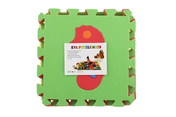 Piankowe puzzle Zwierzęta 29x29x1cm 10szt w folii