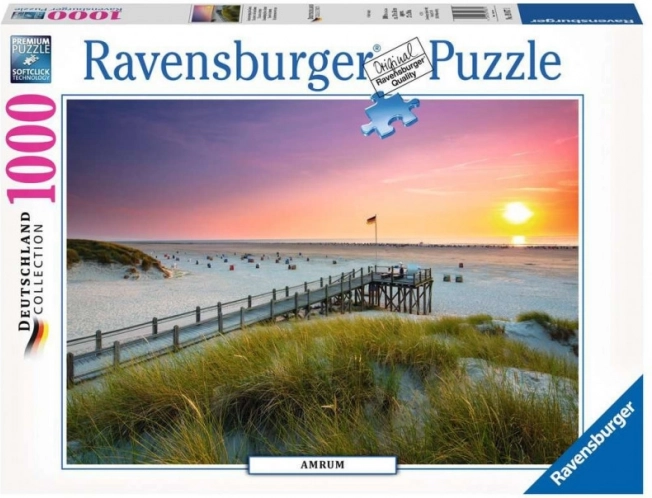 Puzzle Zachód Słońca nad Amrumem 1000 elementów