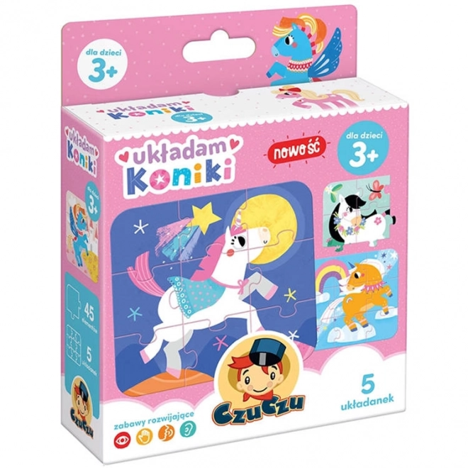 Układanka Puzzle Koniki