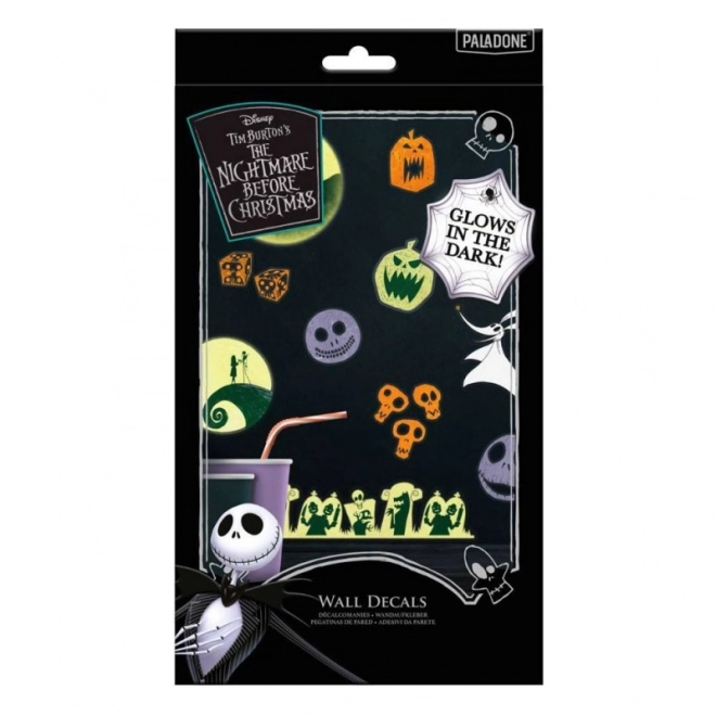 Świąteczne światełka z nalepkami Nightmare Before Christmas