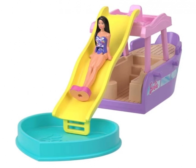 Mini BarbieLand zestaw z figurką Barbie i pojazdem