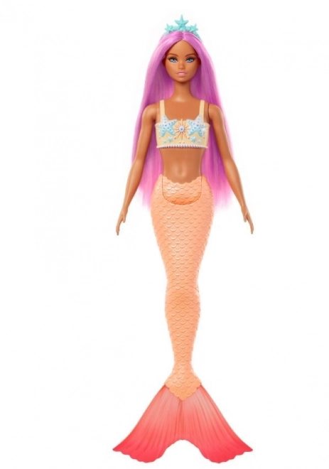 Lalka Barbie Syrena z pomarańczowym ogonem