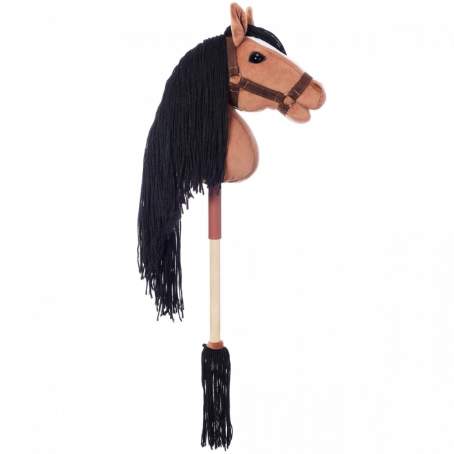 Koń na kiju Hobby Horse HOPPIHORSE ciemno brązowy