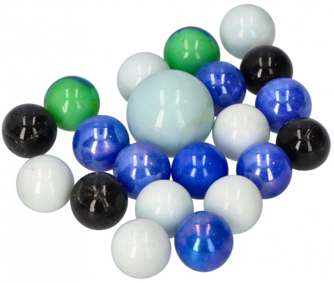 Szklane kulki Marbles 21 szt. - Marmurowe kulki
