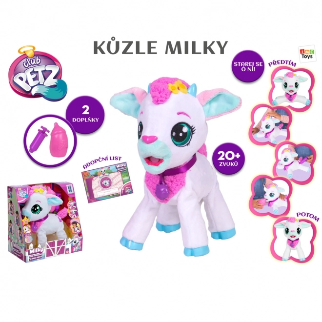 Interaktywne koziołek Milky od Club Petz