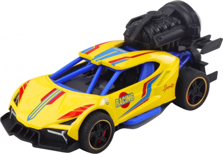 Efekt dymu jak w prawdziwym aucie wyścigowym