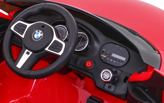 BMW 6 GT Auto na baterie czerwone + zdalne sterowanie + powolny start + EVA + pasy + LED MP3