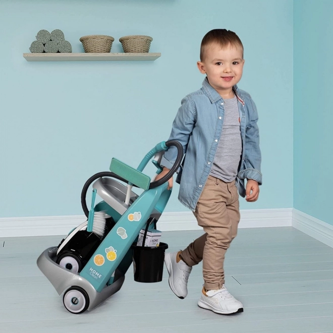 Smoby wózek do sprzątania z odkurzaczem dla dzieci