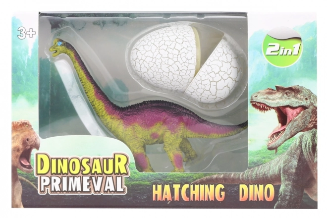 Dinozaur z jajkiem – brachiozaur