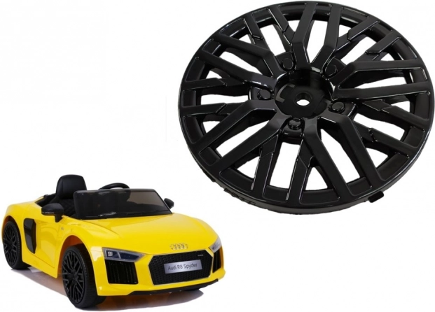 Kołpak do elektrycznego autka AUDI R8, czarny