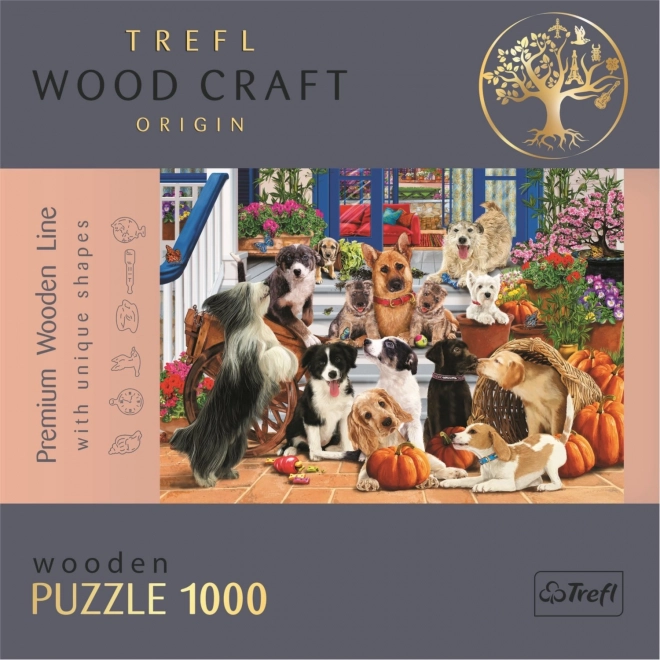 Drewniane puzzle TREFL Wood Craft Origin Psia przyjaźń 1000 elementów