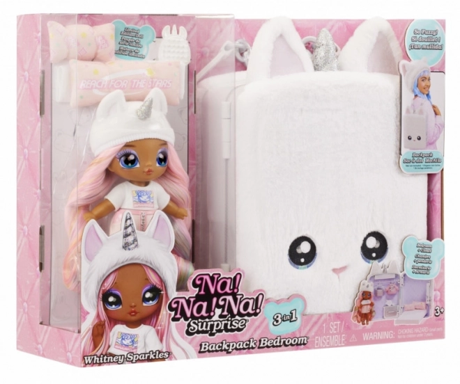 Na! Na! Na! Niespodzianka Zestaw 3-w-1 Plecak - Whitney Sparkles