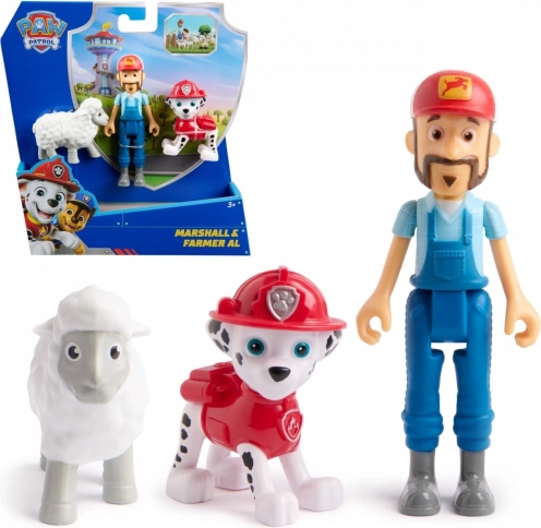 Zestaw figurek Marshall i Farmer Al – Psi Patrol