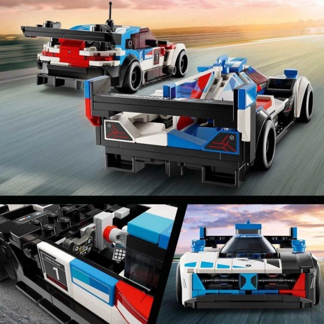 LEGO Speed Champions 76922 Wyścigowe samochody BMW M4 GT3 i BMW M Hybrid V8