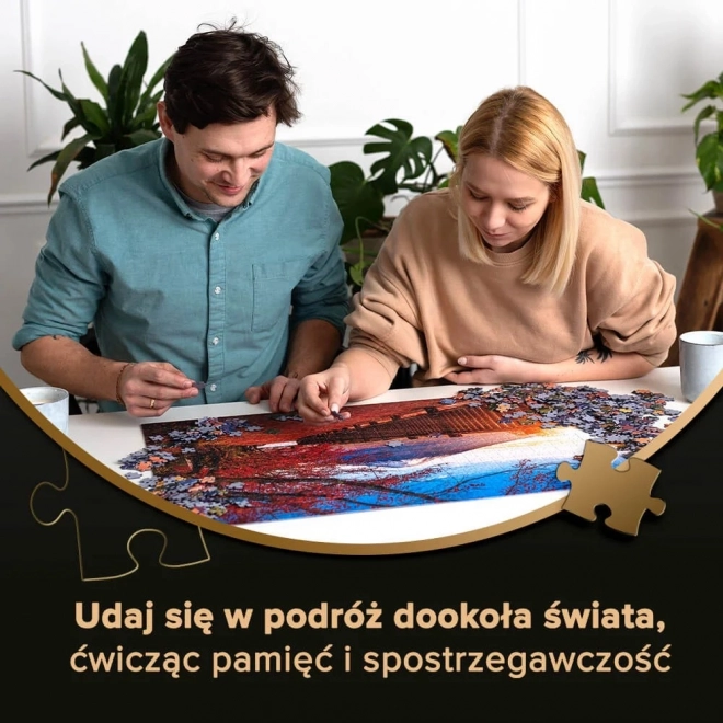 TREFL Puzzle Premium Plus Photo Odyssey: Zamek Neuschwanstein 1000 elementów